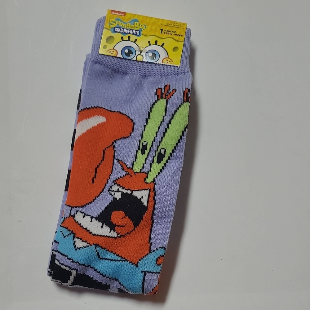SpongeBob SquarePants Colorful Mr. Krabs Socks